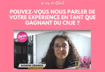 Pouvez-vous nous parler de votre expérience en tant que gagnant du CNJE ?