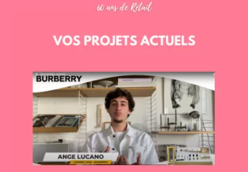 Vos projets actuels
